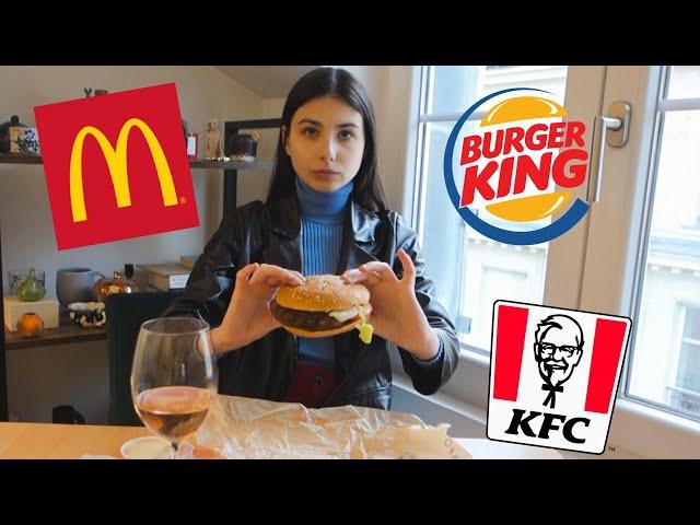 i tried french fast food for the first time… *life changing*