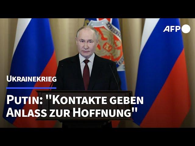 Putin: Verhandlungen geben Anlass zur "Hoffnung" | AFP