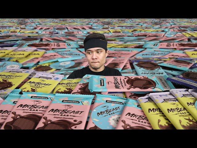 MrBEAST sent me 216 Chocolate Bars...