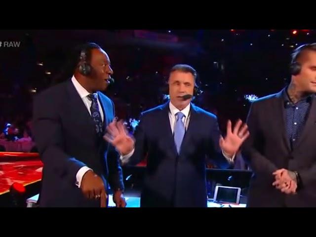 Booker T pissed off by corey graves