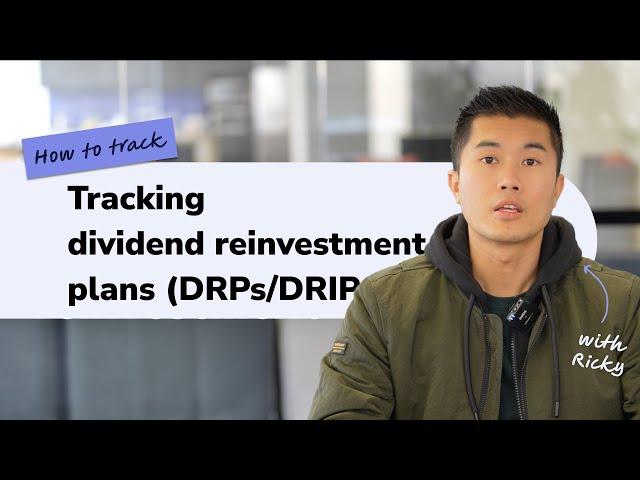 Sharesight - Tracking dividend reinvestment plans