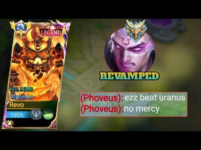 REVAMPED PHOVEUS THINK CAN EASILY BEAT URANUS IN EXP LANE - Mobile Legends