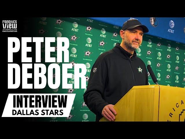 Peter DeBoer Discusses Mikko Rantanen Dallas Transition, Minnesota Wild Impressive Without Kaprizov