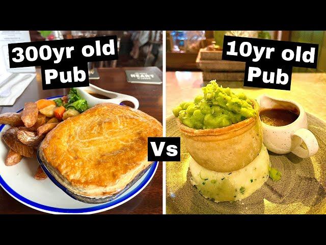 Pie & Mash from OLDEST vs NEWEST Pub - Who wins?