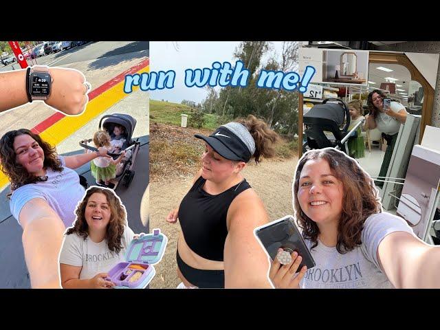 run with me! training for a 5k, target shopping, + new stroller upgrade!