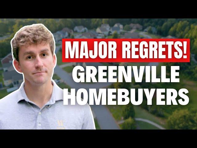 Major Regrets Buyers Had When Moving To Greenville