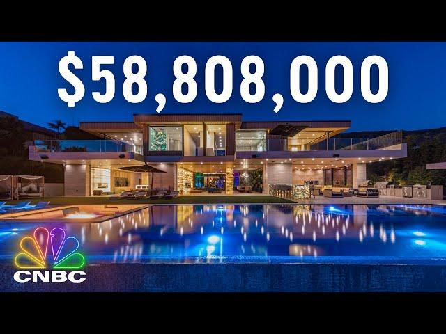 Tour The Largest Mansion For Sale In Malibu: $58,808,000 | CNBC Prime