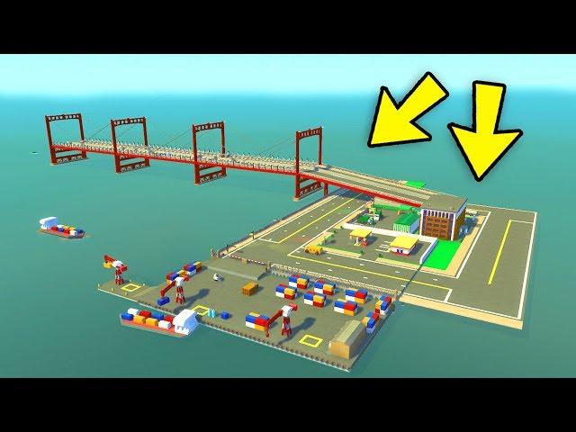НЕВЕРОЯТНО ОГРОМНЫЙ ГОРОД НА ВОДЕ В СКРАП МЕХАНИК ! ИГРАЕМ В SCRAP MECHANIC !
