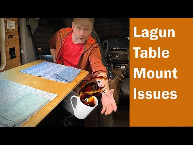 HOW WE FIXED OUR LAGUN TABLE MOUNT - It was sagging but now stuff stays on the table!