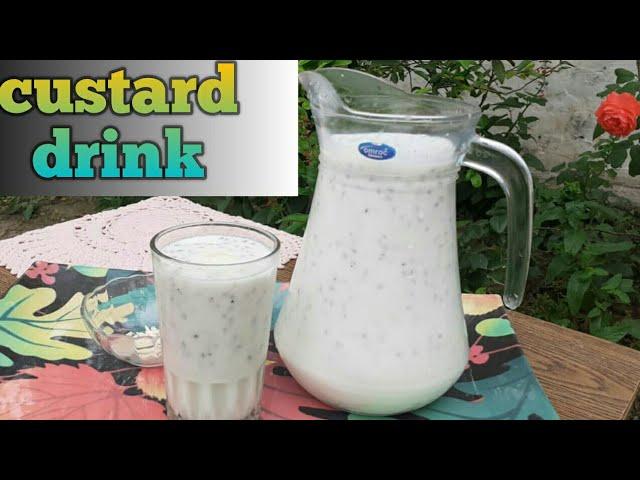 Custard badam ka sharbat.. Ramadan special by kitchen with Ammara