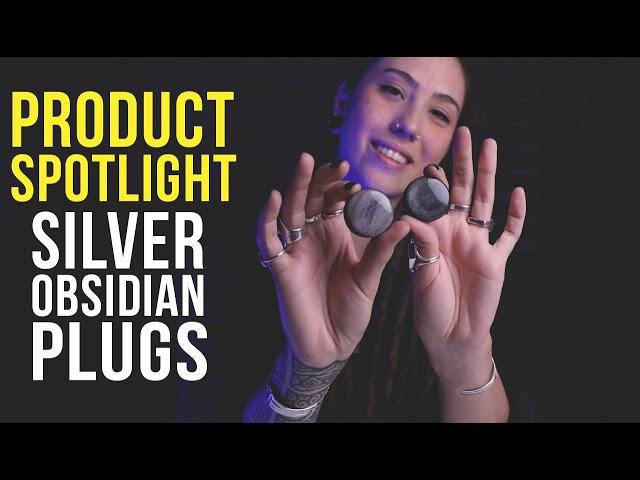 Product Spotlight: Silver Obsidian Plugs | UrbanBodyJewelry.com