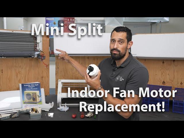 Replacing an Indoor Mini Split Fan Motor on Fujitsu, Mitsubishi, and Daikin Wall Mounted Units!