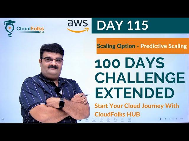 Day115 Introduction to AWS Auto Scaling Predictive Scaling & Configuration AWS English Bhavesh Atara