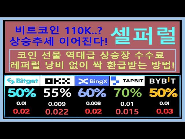 셀퍼럴 비트코인 거래 수수료 환급 12월 공식파트너 등록하고 레퍼럴 낭비 없이 환급받는 방법