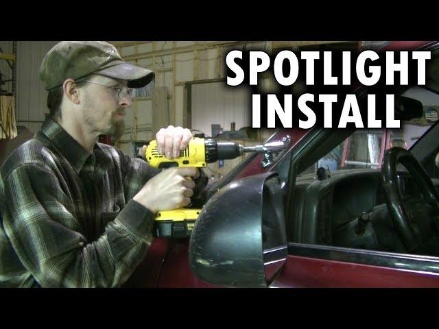 04 Duramax Unity Spotlight Install "Dads Truck"