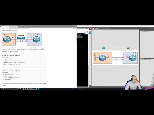 NetworkLessons | Troubleshooting BGP Route Advertisement