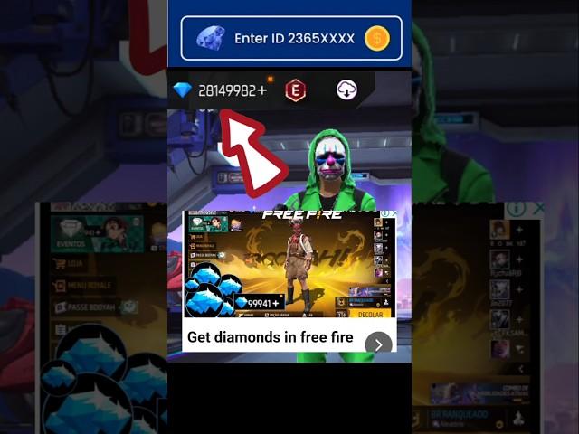 Unlimited Free Diamonds Tricks 2025 in Free Fire  How To Get Free Diamonds in Free Fire  #diamond