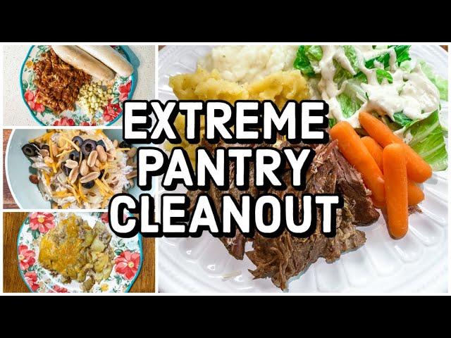 EXTREME PANTRY CLEANOUT CHALLENGE | Pantry Challenge 2023