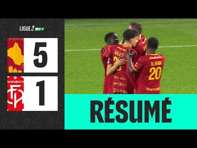 RODEZ AVEYRON FOOTBALL - FC ANNECY (5-1) - 13ème journée - Ligue 2 BKT 24/25