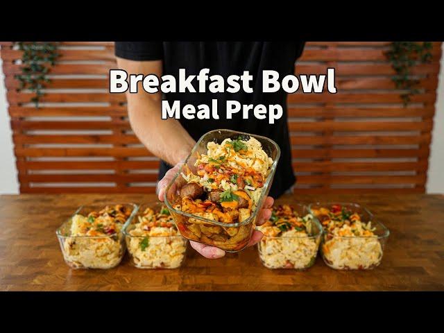 5 Meal Prep Bowls In Less Than 1 Hour | Breakfast Meal Prep Recipe