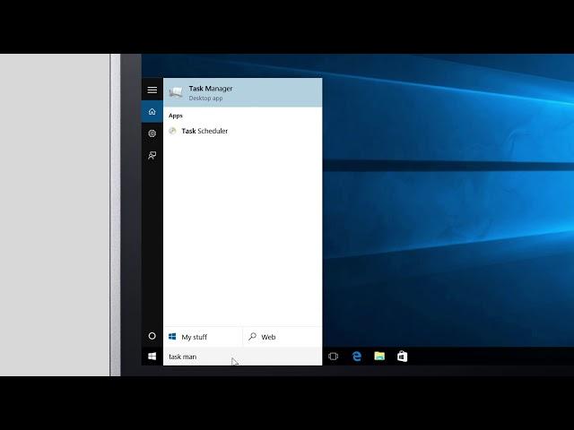 Windows 10 - How to Open Task Manager