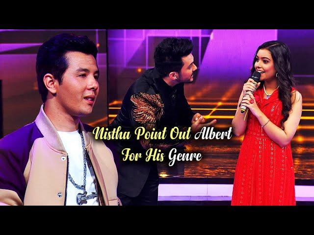 Nistha Point Out Albert Kaboo Lepcha For His Genre | zee tv apac saregamapa 2023