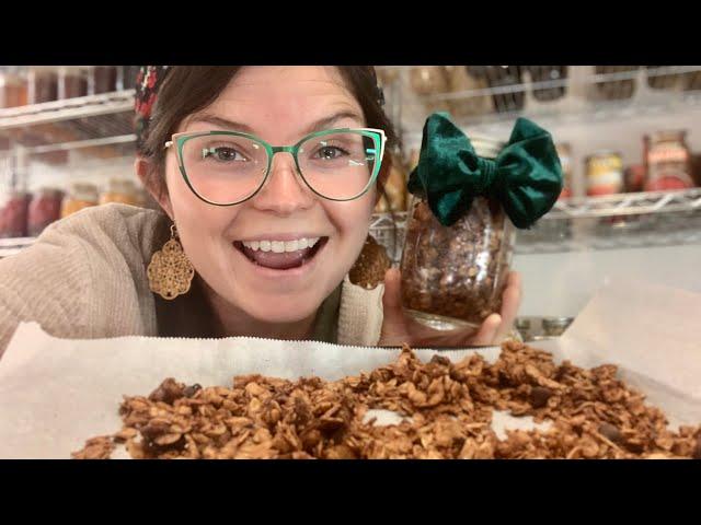 Salty Chocolate Granola! EASY Recipe | Great GIFT | Baker Hill Farm