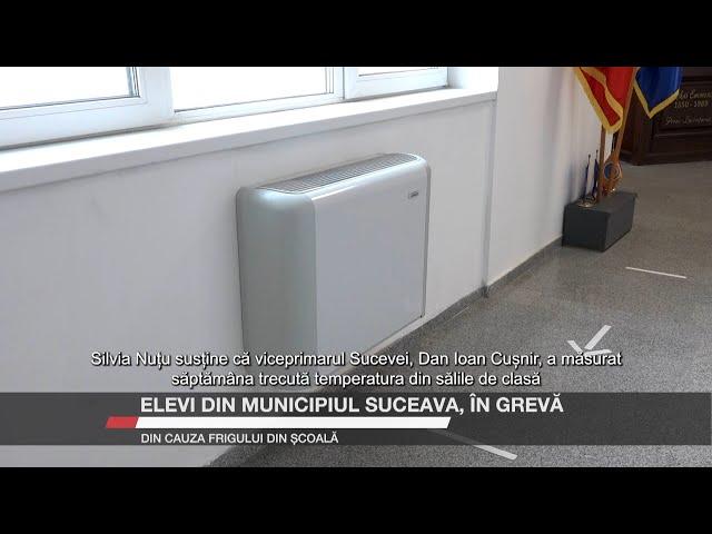 Elevi din municipiul Suceava, în grevă din cauza frigului din școală