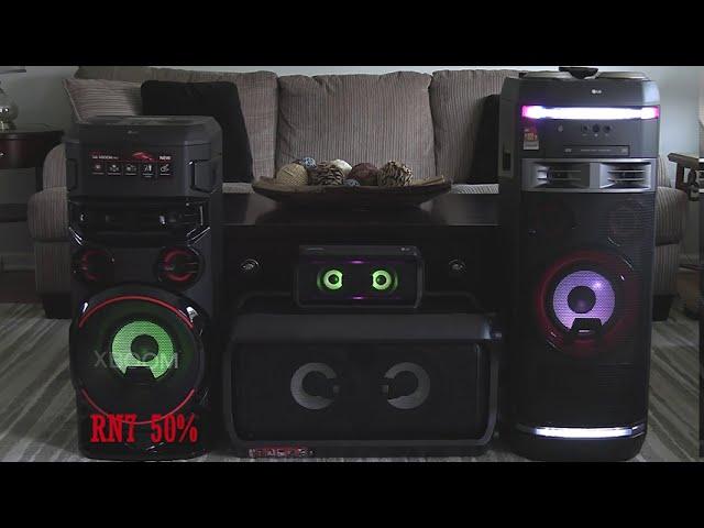 Lg RN7 vs the Lg ok75 in a head to head sound comparison #xboom #lgxboom