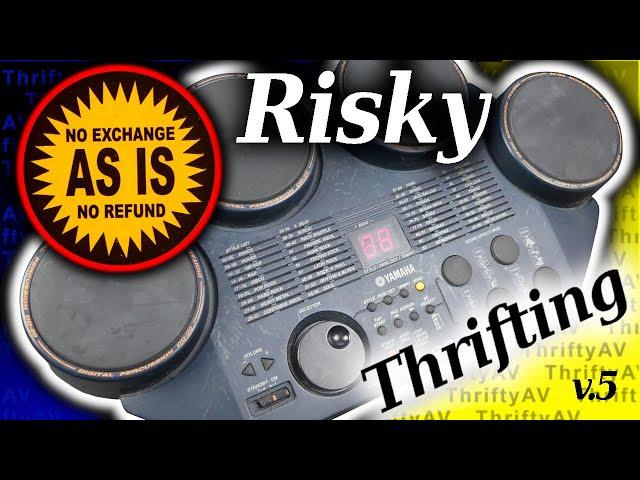 Risky Thrifting! Thrift Electronics Tested, including a Drum Machine! v.5