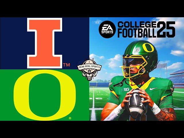 ILLINOIS vs OREGON | WEEK 9 | College Football 25 Predictions