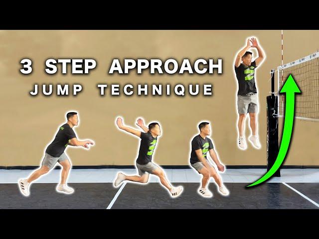 3 Step Approach Jump Technique | How To Jump Higher