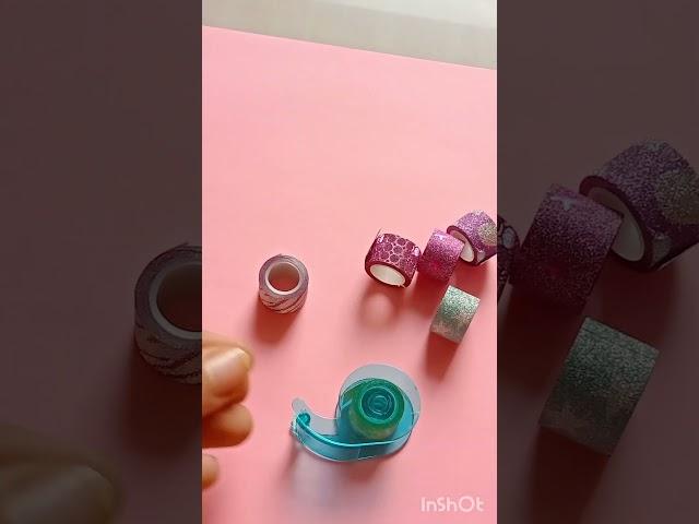 Unboxing Kawaii shiny mini tape set ||  @Aastha Bagrecha #unboxing #shorts