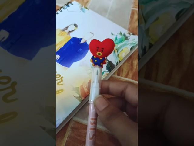 BTS pen pencil worth Rs20 available ||who is your fav member? BT21 pencil #review #shorts