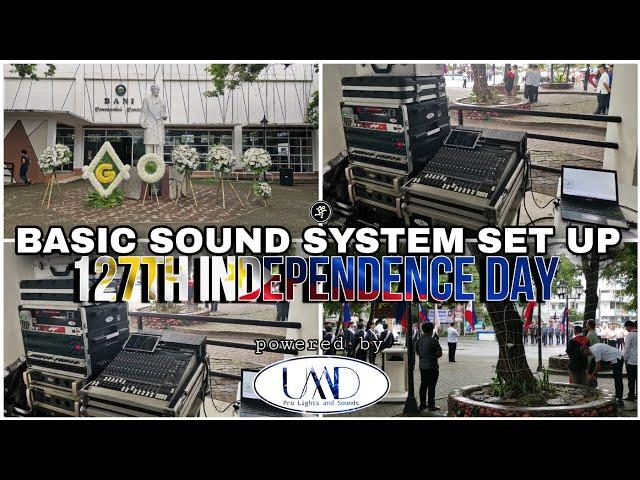 BASIC SOUND SYSTEM SET UP FOR 12TH INDEPENDENCE DAY CELEBRATION powered by UMD PRO | June 12, 2025