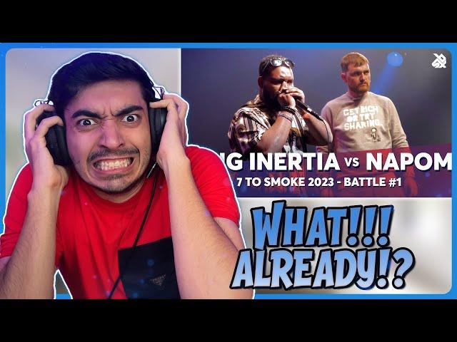 SAVAGE REACTS | KING INERTIA  vs NaPoM  | GRAND BEATBOX BATTLE 2023: 7 TO SMOKE | Battle 1