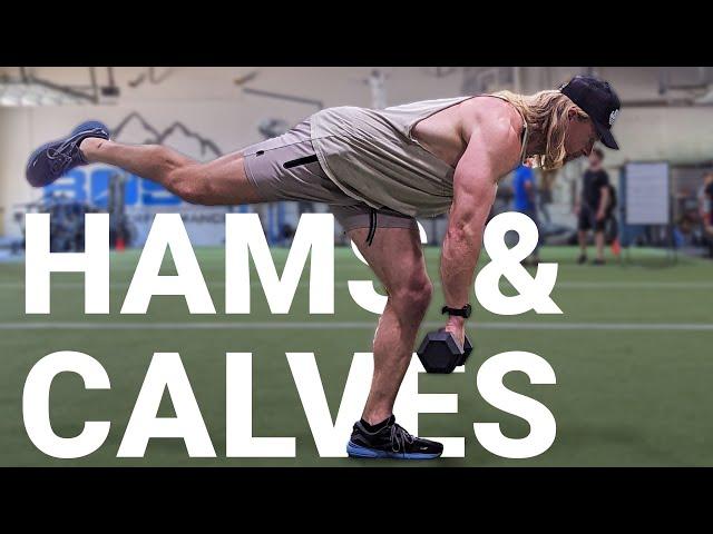 HAMSTRINGS & CALVES WORKOUT ️ Buff Dudes Home Gym Workout Stage 4, Day 4