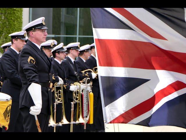 Military honours for Britain's Prime Minister Rishi Sunak