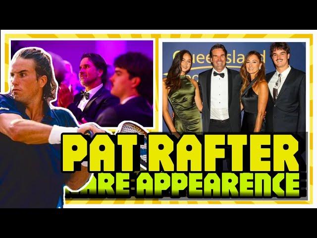 Pat Rafter makes rare public appearance at Queensland Sporting Award| Aussie tennis legend| Champion