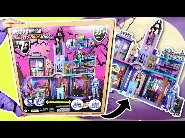 Monster High Haunted High School Playset 2024! Unboxing and Build