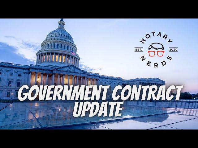 Government Contract Update