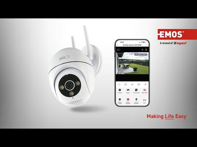 GoSmart Venkovní otočná kamera IP-800 WASP s WiFi | EMOS H4057