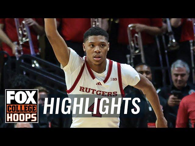 Ace Bailey drops 17 points and 6 rebounds in his Rutgers debut | FOX Hoops Player Highlight