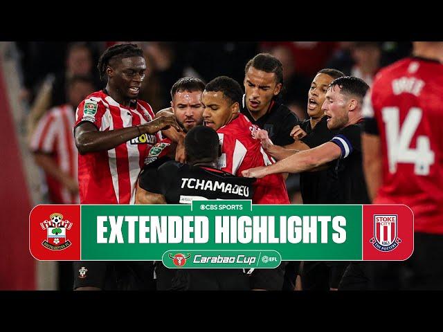 Southampton vs. Stoke City: Extended Highlights | Carabao Cup | CBS Sports Golazo