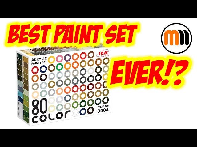 Is this the best paint set EVER? In-depth review of ICMs full 80-colour set