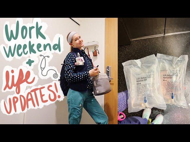 Weekend in the life of a Peds Onc Nurse ft. LIFE UPDATES