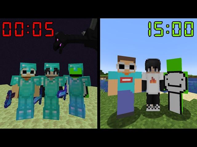 We Need to Beat Minecraft in 15 Minutes