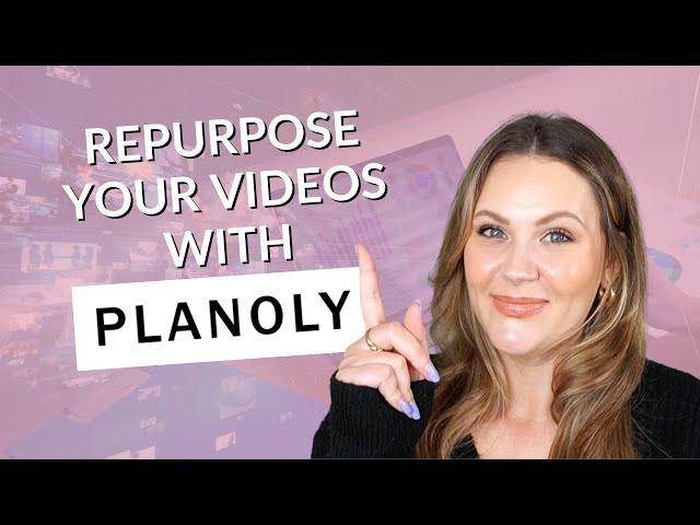 PLANOLY Multi Channel Tutorial | Repurpose Video Content for Social Media