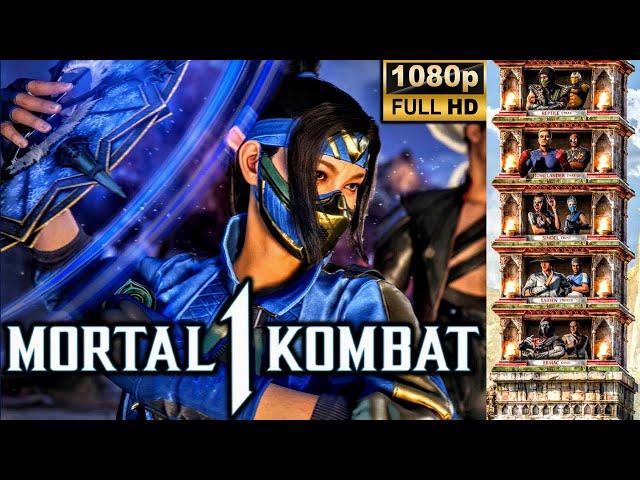 MK1 *EARTHREALM KITANA* KLASSIC TOWER GAMEPLAY!! (MAVADO AS KAMEO) 1080p 60 FPS (MORTAL KOMBAT 1)