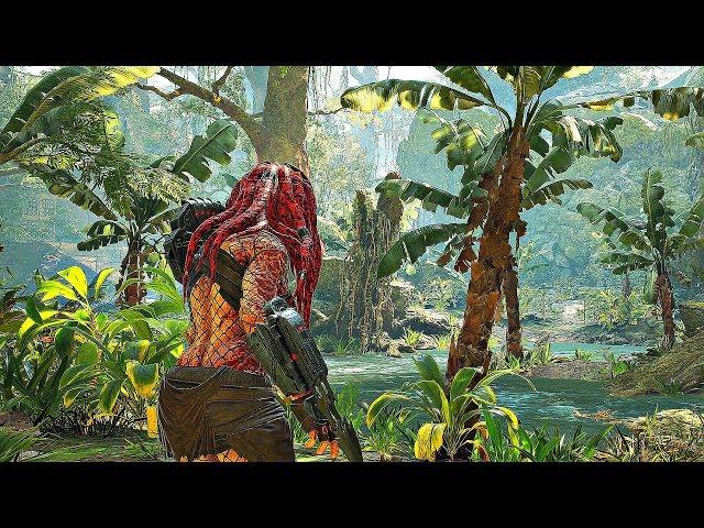 PREDATOR HUNTING GROUNDS - Female Predator Scout Class Gameplay (PC Max Settings)